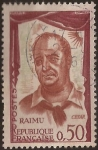Stamps : Europe : France :  Raimu, Cesar   1961   50 cents