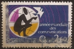 Stamps : Europe : France :  Année Mondiale des Communications   1983   2,60 fr