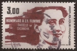 Sellos del Mundo : Europa : Francia : Homenaje a la mujer. Danielle Casanova  1983  3,00 fr