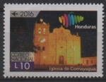 Stamps Honduras -  MARCA  PAÍS  HONDURAS.  CATEDRAL  DE  COMAYAGUA.