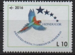 Sellos de America - Honduras -  HISTORIA  DE  LA  INDUSTRIA  POSTAL  Y  CORREOS  DE  HONDURAS.  EMBLEMA,  GUARA.