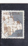 Stamps Switzerland -  CALLE DE UN PUEBLO