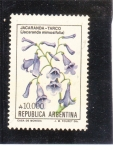 Stamps Argentina -  FLORES-JARANDA