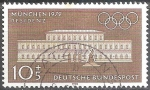 Stamps Germany -  Juegos Olímpicos de Munich en (Residenz).