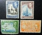 Stamps Bermuda -  Medallas, Barco de Vela