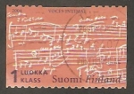 Stamps : Europe : Finland :  1646 - Partitura del compositor Jean Sibelius