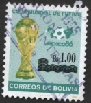 Stamps America - Bolivia -  Sellos sobrecargados