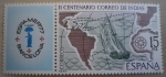 Sellos del Mundo : Europa : Espa�a : 2 centenario correo de Indias