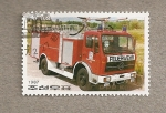 Stamps Asia - North Korea -  Coche de bomberos