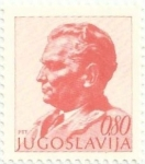 Sellos del Mundo : Europa : Yugoslavia : (319) SERIE MARISCAL TITO. VALOR FACIAL 0.80 dinar, PERF 13 PERF. 13¼. YVERT YU 1435