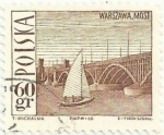 Stamps Poland -  TURISMO. PUENTE PONIATOWSKI, EN VARSOVIA. YVERT PL 1558