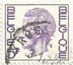 Stamps Belgium -  (321) SERIE REY BALDUINO, TIPO ELSTRÖM. VALOR FACIAL 5 BEF. YVERT BE 1581D