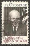 Stamps United States -  886 - Homenaje a Dwight D. Eisenhower