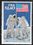 Sellos de America - Estados Unidos -  1868 - 20 Anivº del primer hombre en la Luna