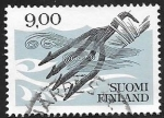 Stamps Finland -  903 - Material de pesca de cuatro dientes