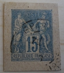 Stamps France -  Instituciones