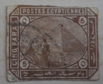 Stamps : Africa : Egypt :  Arqueologia