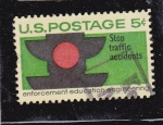 Stamps United States -  STOP ACCIDENTES DE TRAFICO
