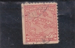 Stamps Cuba -  mapa isla de Cuba