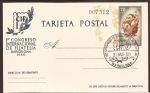Sellos de Europa - Espa�a -  Tarjeta Postal. 1er CIF Bcn 1960  70 cents
