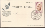 Sellos de Europa - Espa�a -  Tarjeta Postal. 1er CIF Bcn 1960  3 ptas