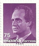 Sellos del Mundo : Europa : Espa�a : SERIE BÁSICA JUAN CARLOS I. IIa SERIE. VALOR FACIAL 75 Pts. EDIFIL 3007