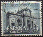 Stamps Spain -  ESPAÑA 1961 1392 Sello Centenario Capitalidad de Madrid Puerta de Alcala usado