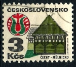 Stamps : Europe : Czechoslovakia :  CHECOSLOVAQUIA_SCOTT 1736A CASA Y ARTE POPULAR. $0,2