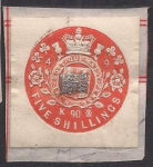 Stamps Europe - Ukraine -  Inglaterra 1861 SILVER !!!