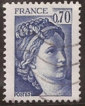 Stamps France -  Sabine de Gandon  1979  0,70 ff