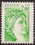 Sellos de Europa - Francia -  Sabine de Gandon  1981 2,00 ff