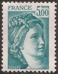 Stamps France -  Sabine de Gandon  1981 5,00 ff