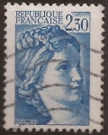 Stamps France -  Sabine de Gandon  1981 2,30 ff
