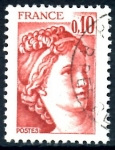 Stamps : Europe : France :  FRANCIA_SCOTT 1563 SABINA, INSPIRADA EN DAVID. $0,2