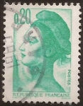 Stamps France -  Liberté de Gandon  1982  0,20 ff