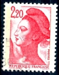 Stamps : Europe : France :  FRANCIA_SCOTT 1884.01 LIBERTAD INSPIRADA EN DELACROIX. $0,2
