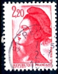 Sellos de Europa - Francia -  FRANCIA_SCOTT 1884.02 LIBERTAD INSPIRADA EN DELACROIX. $0,2
