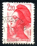 Sellos de Europa - Francia -  FRANCIA_SCOTT 1884.03 LIBERTAD INSPIRADA EN DELACROIX. $0,2