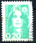 Stamps France -  FRANCIA_SCOTT 2180 MARIANNE. $0,2