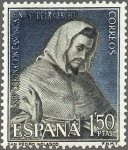 Stamps Spain -  ESPAÑA 1963 1524 Sello Nuevo Coronación Ntra. Sra. De la Merced San Pedro Nolasco
