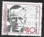 Stamps Germany -  584 - 20 Anivº de la muerte de Karl  Schumacher