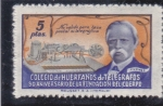 Stamps Spain -  COLEGIO DE HUERFANOS DE TELÉGRAFOS- san valor postal-(29)