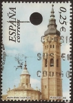 Stamps Spain -  Patrimomio Mundial. Colegiata de Sta María de Calatayud  2002  0,25€