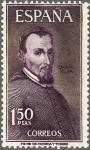 Stamps Spain -  ESPAÑA 1963 1537 Sello Nuevo Personajes Españoles Cardenal Belluga y Moncada 1,5p