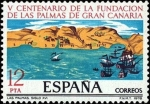 Stamps : Europe : Spain :  V Centº Fundación Las Palmas de Gran Canaria