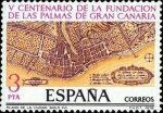 Sellos de Europa - Espa�a -  V Centº Fundación Las Palmas de Gran Canaria