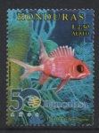 Stamps Honduras -  HOLOCENTRUS  ADSCENSIONIS  