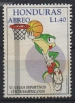 Stamps : America : Honduras :  BALONCESTO