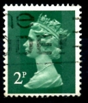 Stamps United Kingdom -  REINO UNIDO_SCOTT MH25.07 REINA ISABEL. $0.25