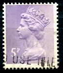 Stamps United Kingdom -  REINO UNIDO_SCOTT MH50.02 REINA ISABEL. $0.2